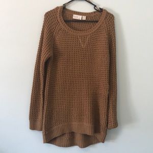Vintage sz M brown soft long sweater